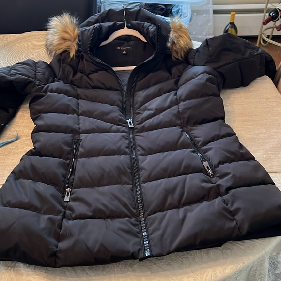 INC Faux-Fur Trim Hooded Puffer Coat, Created for Macy's size XL in EUC - Picture 9 of 9
